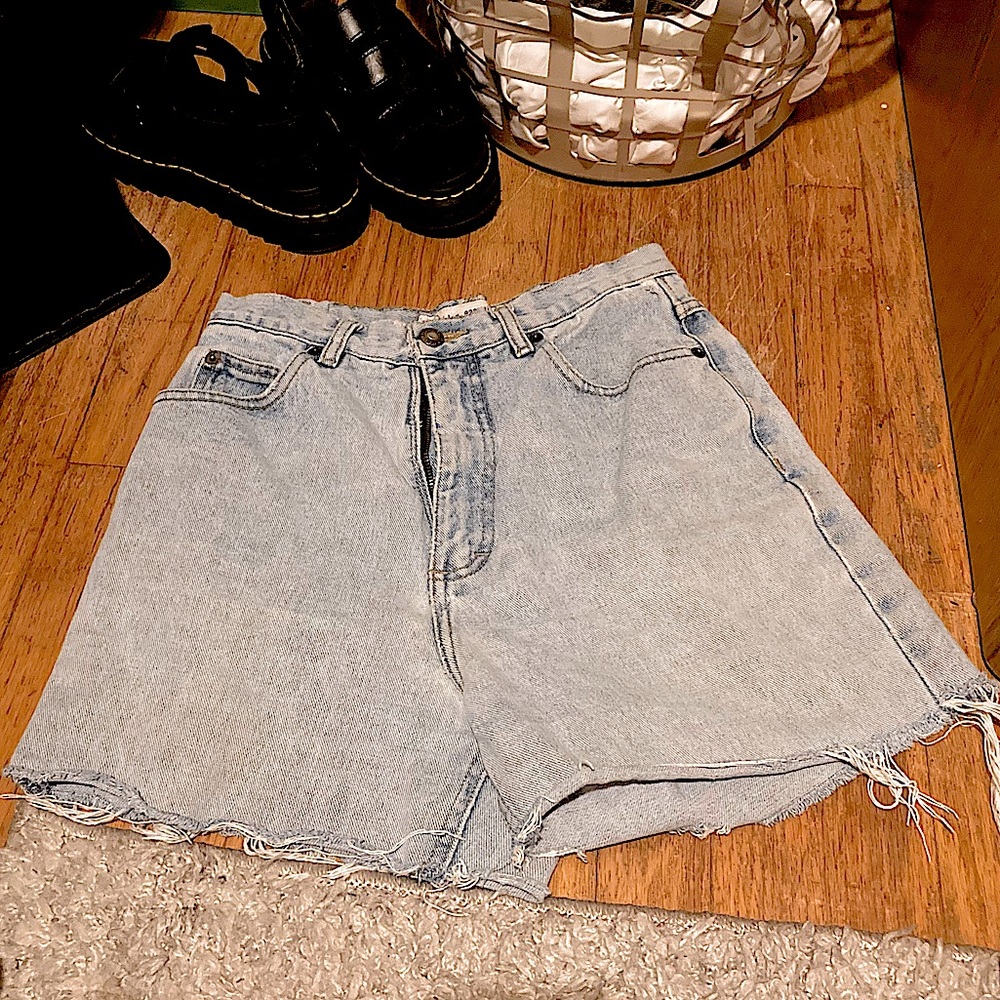Bungle Boy Denim Light Wash Blue Jean Shorts 4